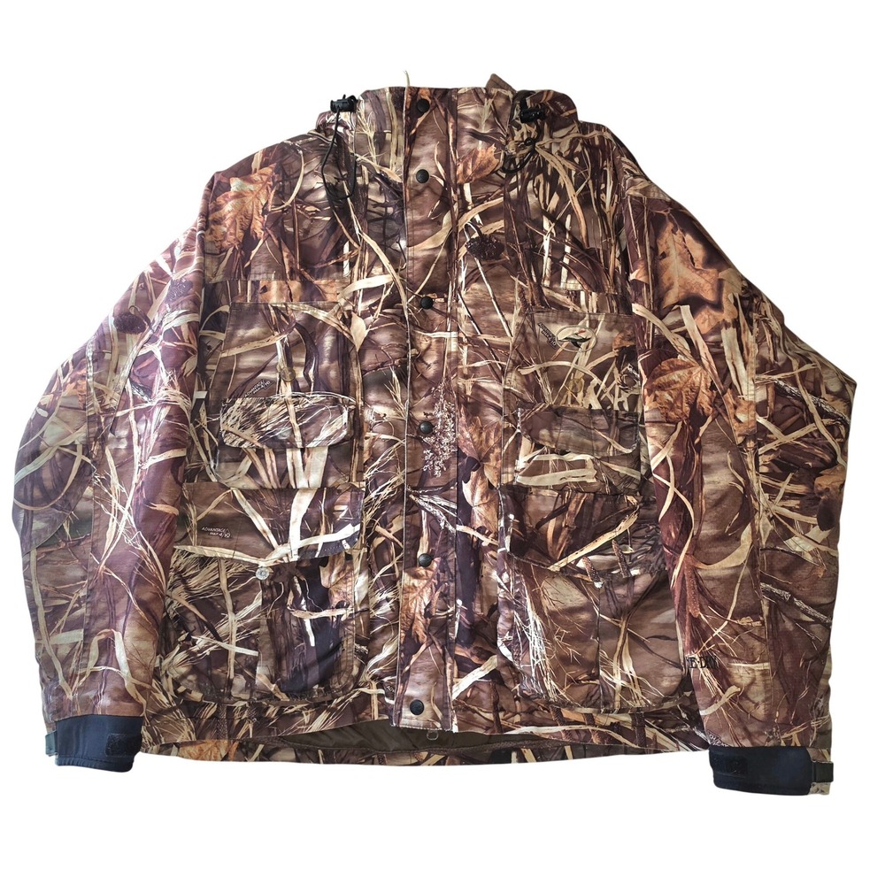 RedHead‎ Bone Dry Mens Advantage Max-4 HD Camo Hunting Jacket Large FLAW